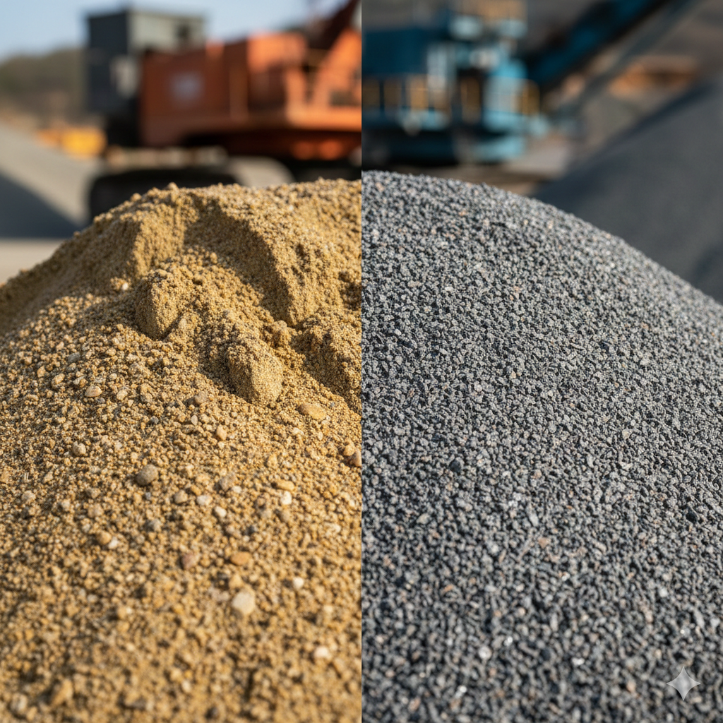 Areia Natural x Areia Industrializada: diferenças técnicas, custos e aplicações