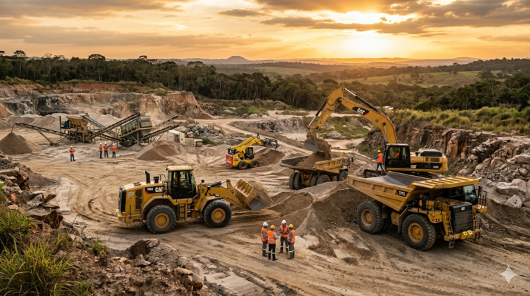 Linha Amarela na Mineração: os Equipamentos que Sustentam o Ritmo da Operação